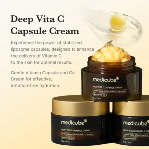 Buy Medicube Deep Vitamin C Golden Capsule Face Moisturizer Liposome Capsules
