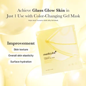 Medicube Kojic Acid Turmeric Brightening Gold Jelly Gel Mask Supplier