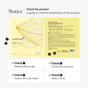 Medicube Kojic Acid Turmeric Brightening Gold Jelly Gel Mask Supplier