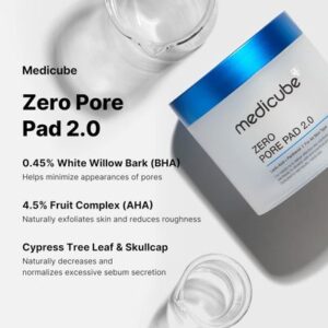 Wholesale Medicube Zero Pore Pad 2.0 70pcs/155g
