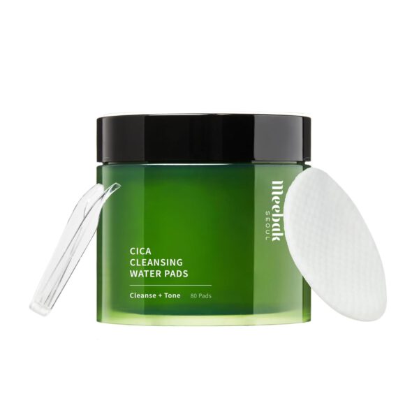 Meebak Cica Cleansing Water Pads Makeup Remover Pads 80ct Bulk Distributor