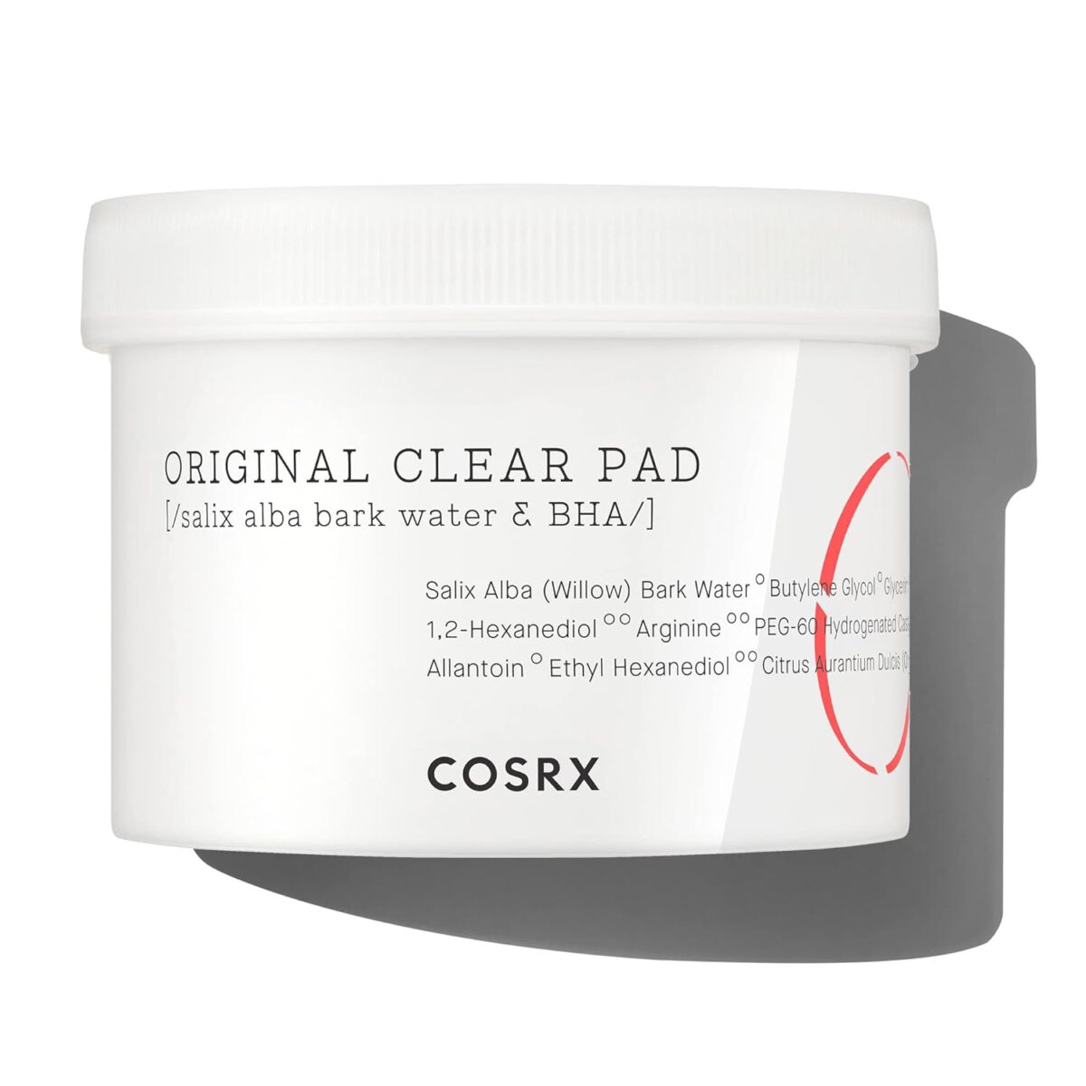 COSRX BHA Toner Pads 70 Sheets Exfoliating Pads for Dead Skin & Blackheads