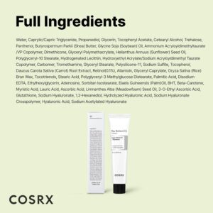 COSRX Retinol 0.1% Cream 0.67 Oz Anti-aging Eye & Neck Cream