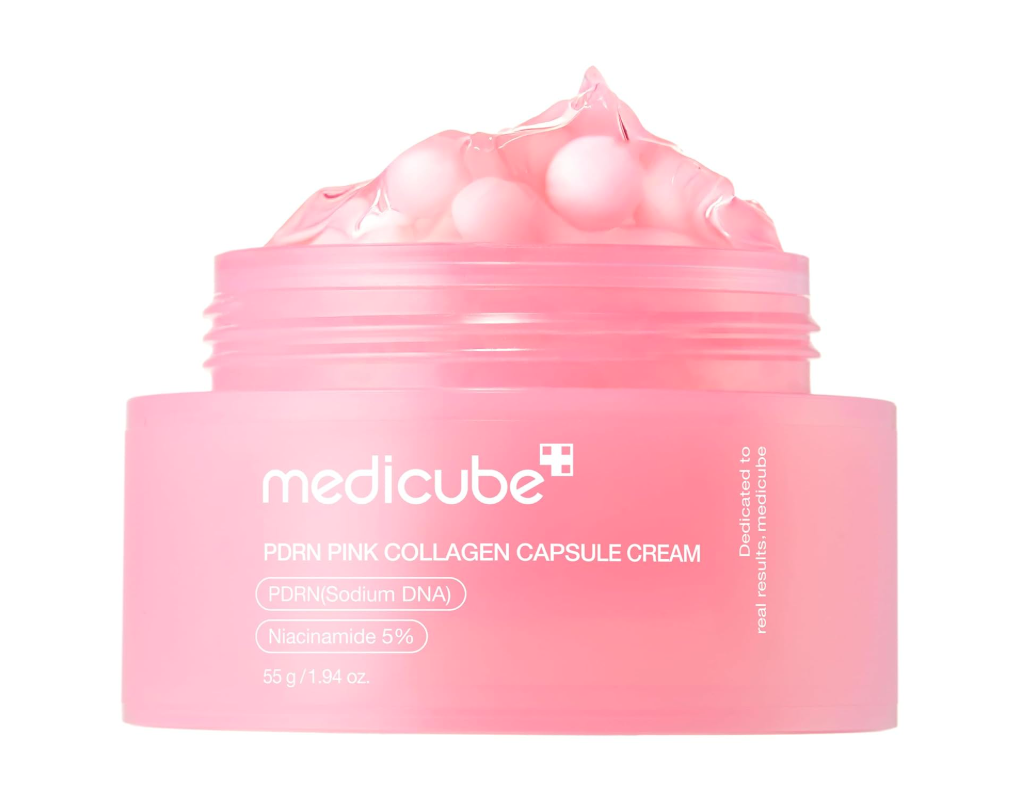 Medicube Salmon DNA PDRN Pink Collagen Capsule Cream Face Moisturizer