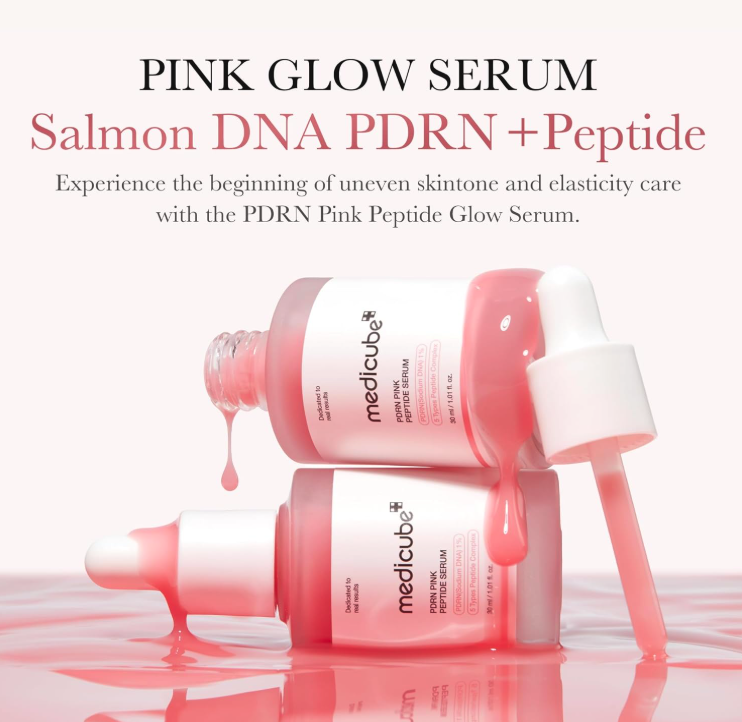 Medicube Salmon DNA PDRN Pink Peptide Glow Serum Wholesale USA