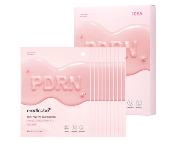 Medicube Salmon DNA PDRN Pink Vita Coating Sheet Mask 10EA Korean Sheet Mask for Glass Skin | Medicube Salmon DNA PDRN Pink Vita Coating Sheet Mask 10EA Korean Sheet Mask for Glass Skin Wholesale | Medicube Salmon DNA PDRN Pink Vita Coating Sheet Mask 10EA Korean Sheet Mask for Glass Skin Distributor