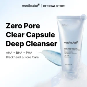 Wholesale Medicube Zero Pore SA Clear Capsule Cleaning Foam