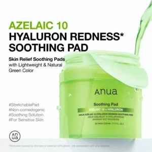 ANUA Azelaic 10 Hyaluron Redness Soothing Pad Bulk Distributor