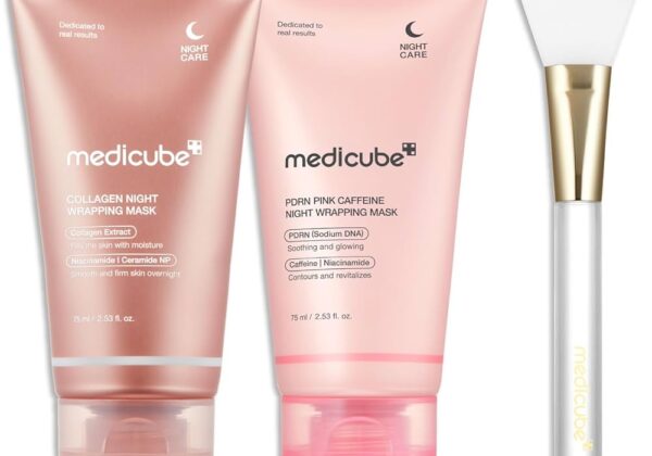 Medicube PDRN Caffeine Overnight Wrapping Peel Off Facial Mask vs Medicube Collagen Overnight Wrapping Peel Off Facial Mask