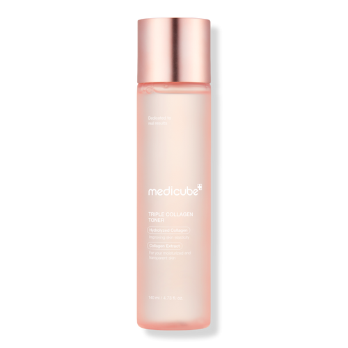 Medicube Triple Collagen Toner for Deep Hydration & Plump Skin | Hydrolyzed, Atelo, & Soluble Collagen - Fast-Absorbing Formula for All-Day Suppleness, Korean Skincare, 4.73 fl.oz.