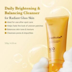 Wholesale Medicube Kojic Acid Turmeric Toning Cleanser 120g