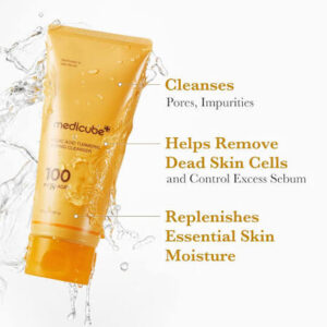 Wholesale Medicube Kojic Acid Turmeric Toning Cleanser 120g